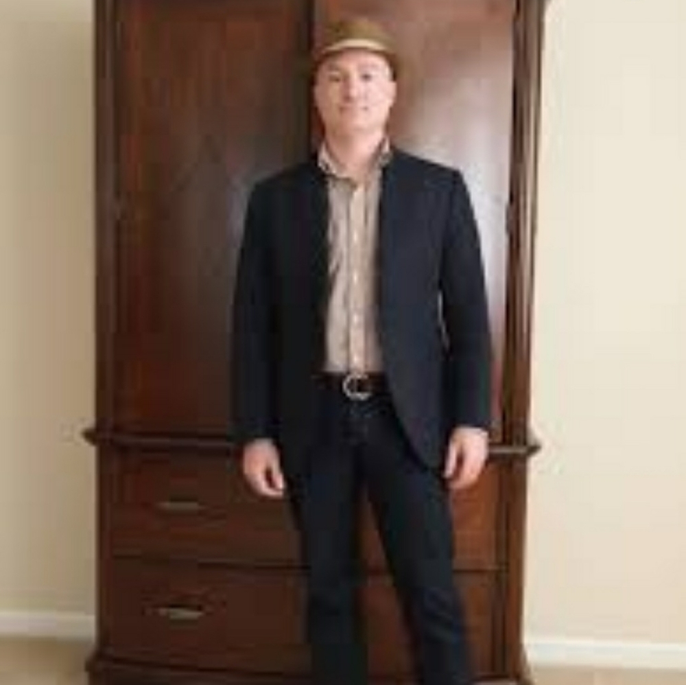 - H&M blue blazer sports jacket